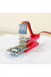 5 Pin Programlama Aparatı  2.54mm Pogo Pin Yaylı Mandal Klips Seri Üretim Entegre Arm thumbnail 3