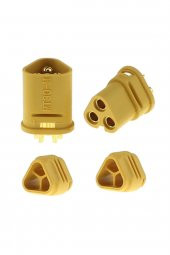 MT30 3 Pin Plug Dişi Erkek Konnektör Soket Çift  RC LiPo Pil Batarya Akü Bağlantı Konnektörü - 5