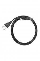 USB 5V to 5.5x2.1mm Adaptör Çevirici Kablo 1.8 Metre Güç Kablosu Kamera Tablet Cep Telefonu - 7