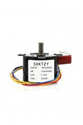 50ktyz 2.5Rpm AC Motor Kuluçka Viyol Çevirme 220V Senkron Metal Dişli - 1