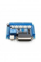 MACH3 5 Eksen LPT CNC Kontrol Kartı  Step Motor Sürücü Paralel Port Kazıma thumbnail 6