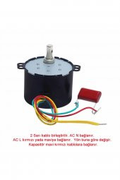 50ktyz 2.5Rpm AC Motor Kuluçka Viyol Çevirme 220V Senkron Metal Dişli - 4