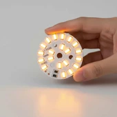 5730 5V 10W 48mm Beyaz Led Modül  Aluminyum Pcb 20 Led Lamba Aydınlatma Işık thumbnail 3