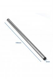 Çelik Sensör Başlığı 6x100mm Kılıf  Sıcaklık Isı Sensör Kutusu Metal Tüp Boru D818b20 Ntc Lm35 - 1