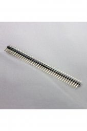 5 Adet 1x40 Pin Erkek Header  Tek Sıra 2.54mm 180 Derece Kırılabilir Bölünebilir Konnektör Soket - 5