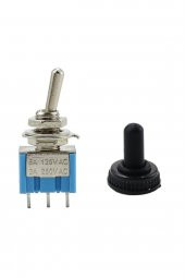 MTS-103 Mini Toggle Anahtar 3A 250V ON / OFF / ON 3 Pin 3 Pozisyon - 4