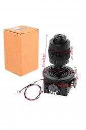 JH-D400X-R4 4 Eksen Joystick  Butonlu 10k Potansiyometre Ptz 4D Otomasyon Endüstriyel Vinç - 7