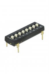 Tristate 8li Dip Switch  8 Pin Siyah Anahtar Açık Kapalı Seçim Adres Ayar + Off - Pull Up/Down - 6