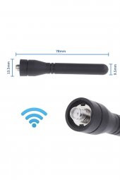 2.15db Anten SF20  400-470MHz SMA Dişi RF Kablosuz Haberleşme Telsiz Baofeng BF-888S - 5