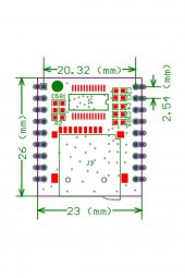 XY-V17B MP3 Wav Ses Çalma Modülü  Micro Sd 32Gb Hafıza FAT16 FAT32 24 Bit Dac - 8