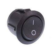 16mm Yuvarlak 2 Pin Anahtar Switch Mini Buton Kcd1 Siyah - 2