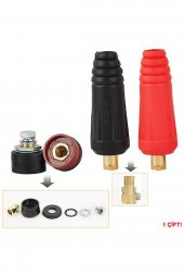DKJ10-25 200A Konnektör Çift  10-25mm2 Kablo Yüksek Akım Kilitli Panel Tip Konnektör - 6