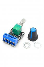 5V / 16V 10A Mini DC Motor Sürücü Hız Kontrol Devresi  0-100 Pot Kontrollü Pwm Açma Kapama - 3