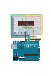 0.56" 4 Hane 7 Segment Led Ekran Kırmızı Ortak Katot  14mm 4 Digit Dijital Display Alfanümerik - 7
