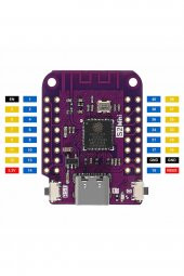 ESP32 S2 Mini Geliştirme Kartı Wifi Type-C  240Mhz 4MB Flash 2MB PSRam MicroPython Wemos Lolin - 1