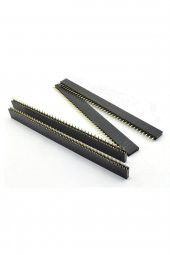 4 Adet 1x40 Pin Dişi Header  Tek Sıra 2.54mm 180 Derece Kesilebilir Bölünebilir - 4