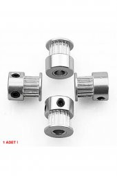 GT2 16 Diş Alüminyum Kasnak  5mm Delik Çapı 6mm Kayış Zamanlayıcı Doğrusal Haraket Pozisyonlayıcı - 5