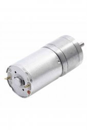 12V 620Rpm JGA25-370 Redüktörlü DC Motor  Metal Dişli Yüksek Tork Kuvvet 25mm Robot Oyuncak - 6