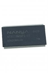 Nanya NT5DS8M16FS-5T 128Mb DDR SDRAM  2.5V 66 Pin TSOP 8M x 16 Clock 200MHz - 1