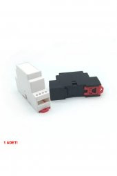 Ray Tip Siyah Plastik Kutu 24 x 59 x 88mm  Elektronik Devre Proje Prototip Sigorta Röle Otomasyon - 7