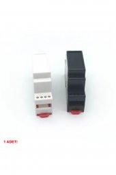Ray Tip Siyah Plastik Kutu 24 x 59 x 88mm  Elektronik Devre Proje Prototip Sigorta Röle Otomasyon - 8