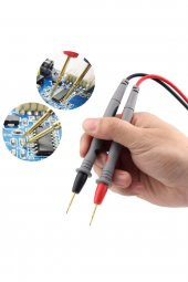 1 Çift İğne Uçlu Multimetre Probu 1000V 20A  Tüm Multimetreler ile Uyumlu Test Ölçüm Kalosu - 2