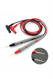1 Çift İğne Uçlu Multimetre Probu 1000V 20A  Tüm Multimetreler ile Uyumlu Test Ölçüm Kalosu - 5