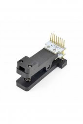 8 Pin Programlama Aparatı  2.54mm Pogo Pin Yaylı Mandal Klips Seri Üretim Entegre - 3