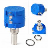 3590S-2-103L 10Kohm 10 Tur Potansiyometre Panel Montaj Hassas 360 Derece Döner Mil thumbnail 4