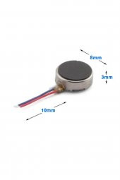 Titreşim Motoru 8mm 0834  12000 Rpm DC 2V/5V Küçük Telefon Oyuncak - 1