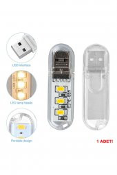 Mini Usb Led Lamba 5730 Smd 3 Led Anahtarlık Portatif Taşınabilir Gece Lambası - 5