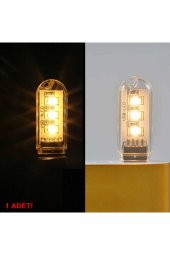 Mini Usb Led Lamba 5730 Smd 3 Led Anahtarlık Portatif Taşınabilir Gece Lambası - 6
