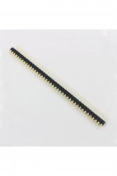 1x40 Pin Precision Erkek Header  Tek Sıra 2.54mm 180 Derece Altın Kaplama Yuvarlak Kırılabilir - 7
