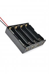 18650 2 Tel 4lü Pil Kutusu Paralel  4 Adet 3.7V Paralel Lityum Lion Batarya Yuvası Mobil Güç Kaynağı - 2