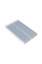 6cm x 10cm x 1cm Alüminyum Metal Soğutucu Blok  Radyatör Amfi Led Entegre Transistor Vga Ram Memory - 5