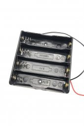 18650 2 Tel 4lü Pil Kutusu Paralel  4 Adet 3.7V Paralel Lityum Lion Batarya Yuvası Mobil Güç Kaynağı - 3