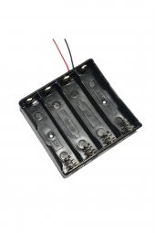 18650 2 Tel 4lü Pil Kutusu Paralel  4 Adet 3.7V Paralel Lityum Lion Batarya Yuvası Mobil Güç Kaynağı - 6
