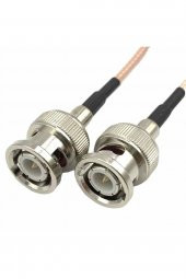 50cm RG316 BNC Erkek Erkek Kablo  50ohm Koaksiyel Uzatma Bağlantı Osiloskop Labaratuar - 7