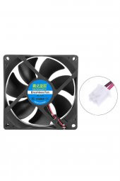DC 12V FAN 90x90mm 9025 3200Rpm 9x9cm Sessiz 2 Pin Fırçasız Soğutma Kuluçka - 3