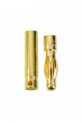4 Çift 4mm Altın Kaplama Banana Dişi Erkek Soket  40A Pil Batarya Lion Bullet Plug Kablo - 4