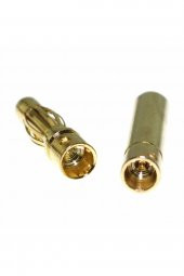4 Çift 4mm Altın Kaplama Banana Dişi Erkek Soket  40A Pil Batarya Lion Bullet Plug Kablo - 7