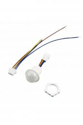 220V PIR Hareket Sensörü 25cm Kablolu  Led Lamba Tavan Işık Merdiven Otomatik Armatür Projektör - 1