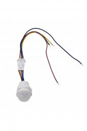 220V PIR Hareket Sensörü 25cm Kablolu  Led Lamba Tavan Işık Merdiven Otomatik Armatür Projektör - 5