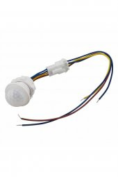 220V PIR Hareket Sensörü 25cm Kablolu  Led Lamba Tavan Işık Merdiven Otomatik Armatür Projektör - 7