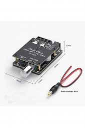ZK-502L Stereo Bluetooth 5.0 Güç Amplifikatör Modülü 2x50W Kutulu - 1