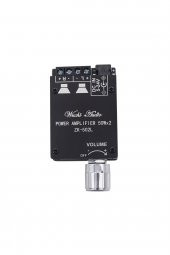 ZK-502L Stereo Bluetooth 5.0 Güç Amplifikatör Modülü 2x50W Kutulu - 8