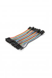 10cm 40 Pin Dişi Dişi Dupont Kablo Breadboard Jumper Ayrılabilir - 4