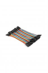 10cm 40 Pin Dişi Dişi Dupont Kablo Breadboard Jumper Ayrılabilir - 5