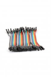 10cm 40 Pin Dişi Dişi Dupont Kablo Breadboard Jumper Ayrılabilir - 6