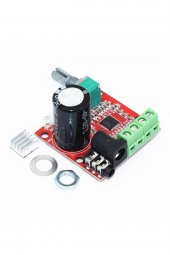 PAM8610 2x 10W Stereo Amplifikatör Modül  DC 6-15V Class D Amfi Devresi Ses Kontrol Potu  4 8 Ohm - 4